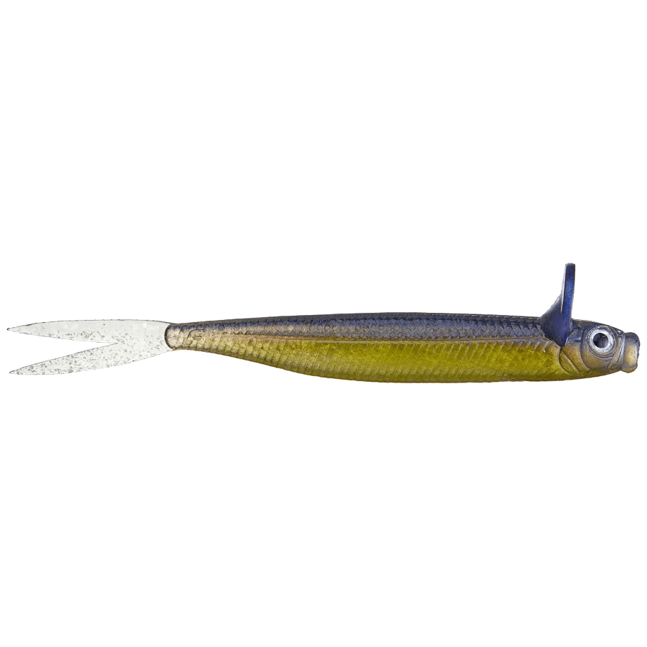 DEPS FRILLED SHAD WATERMELON PRO BLUE