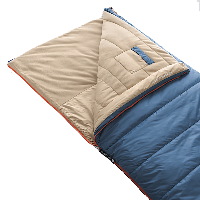 NORTHFACE WAWONA BED SLEEPING BAG - SHADY BLUE - 20 REG CLOSEUP