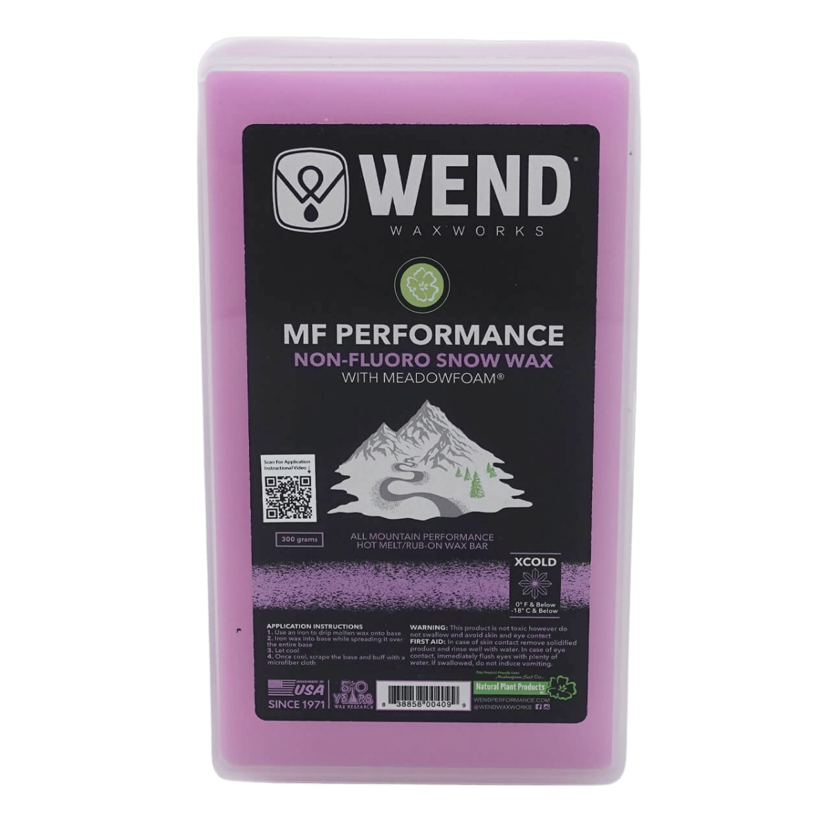 WEND MEADOW FOAM PERFORMANCE SNOW WAX 300 GRAM XCOLD