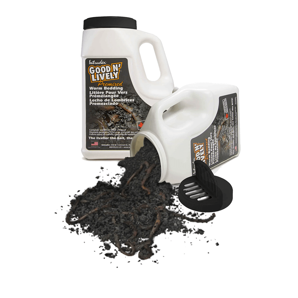 GOOD N' LIVELY WORM BEDDING being used