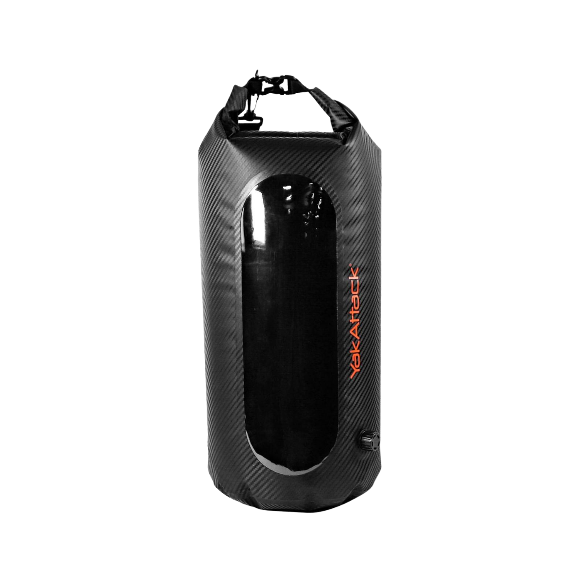 YAK ATTACK 20L ROLL-TOP DRYBG W/AIR VALVE BLACK CARBON