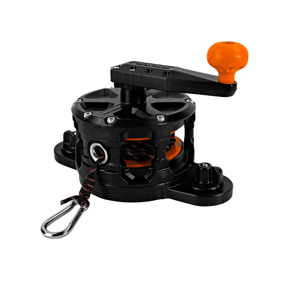 YAK ATTACK DROPSHOT ANCHOR LINE REEL BLACK ORANGE