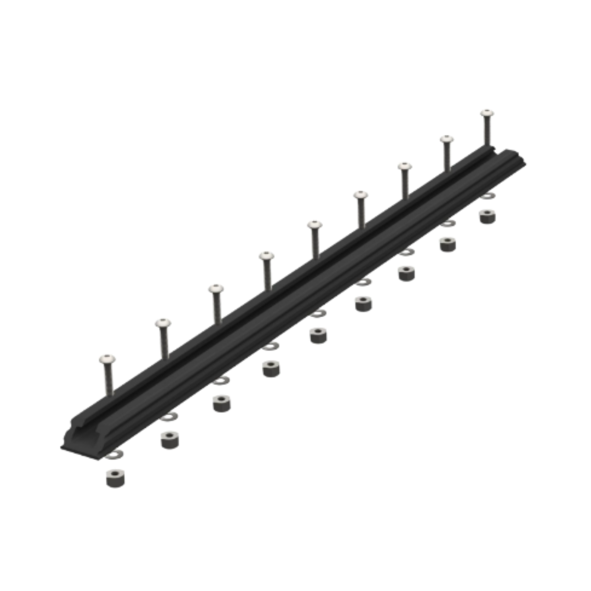 YAK ATTACK GEARTRAC W/ SS HARDWARE BLACK