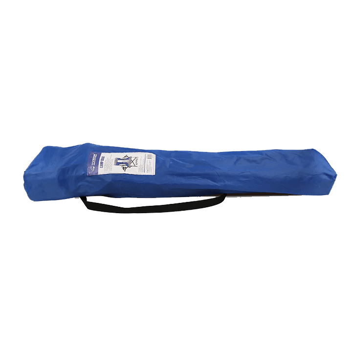 YUKON OUTFITTERS FOLDING CAMP CHAIR - BLUE/GREY IN BAG