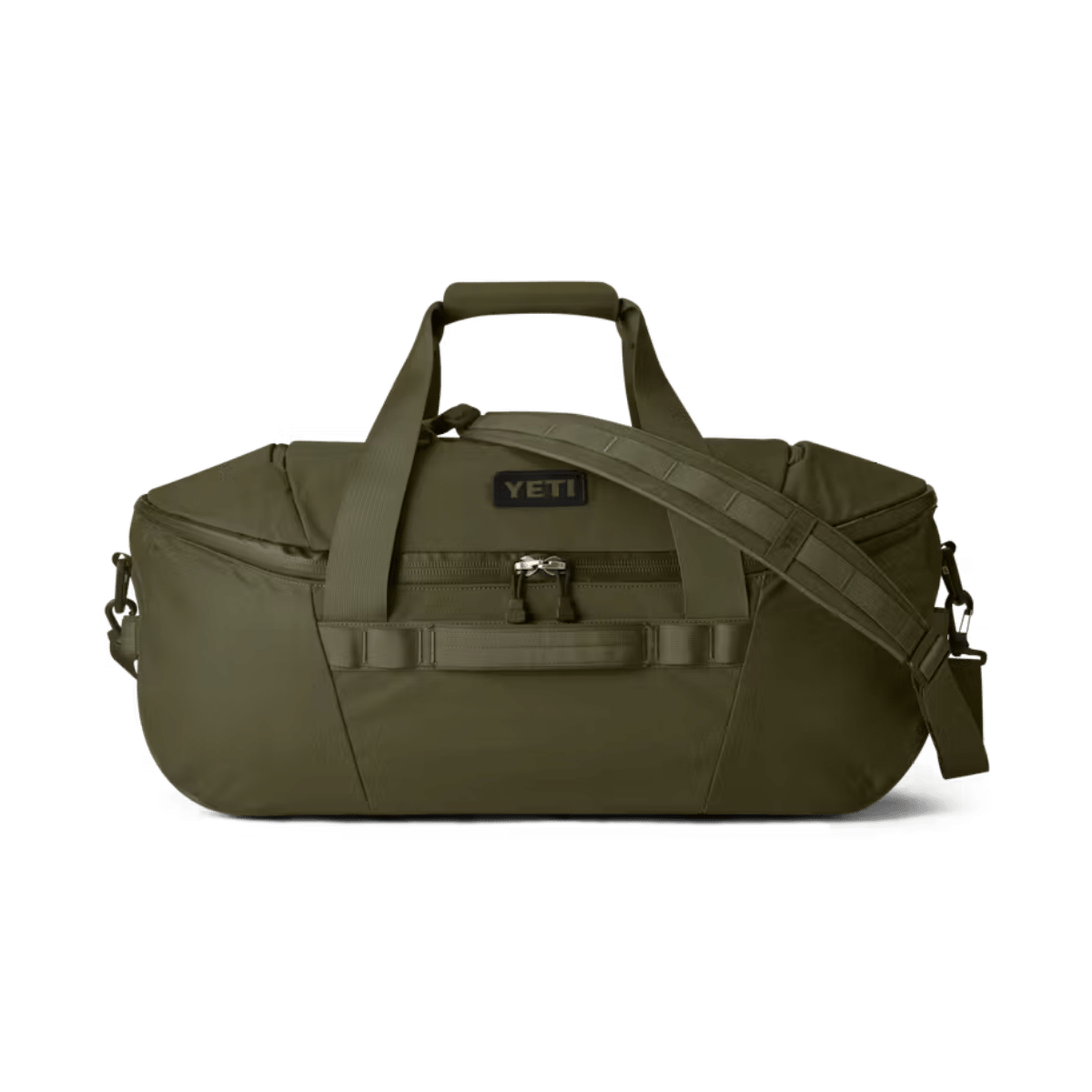 YETI CROSSROADS 60L TRAVEL DUFFEL - OLIVE - FRONT VIEW