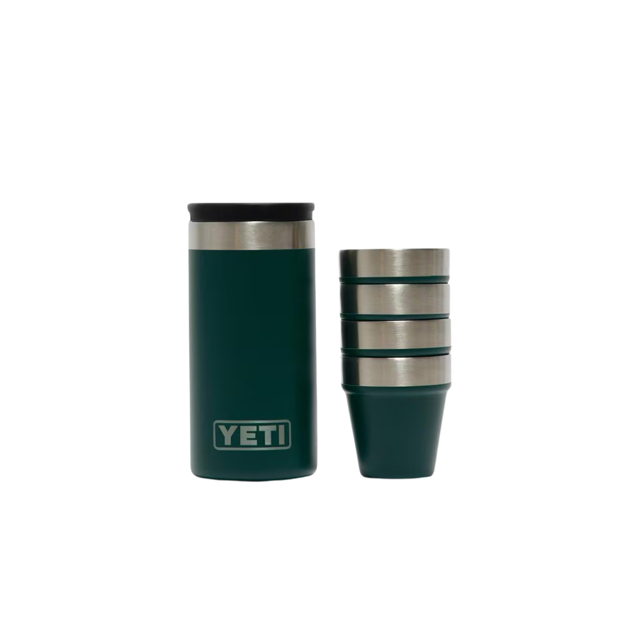 YETI PREMIUM SHOT GLASSES AND CASE RIVERHEAD GREEN