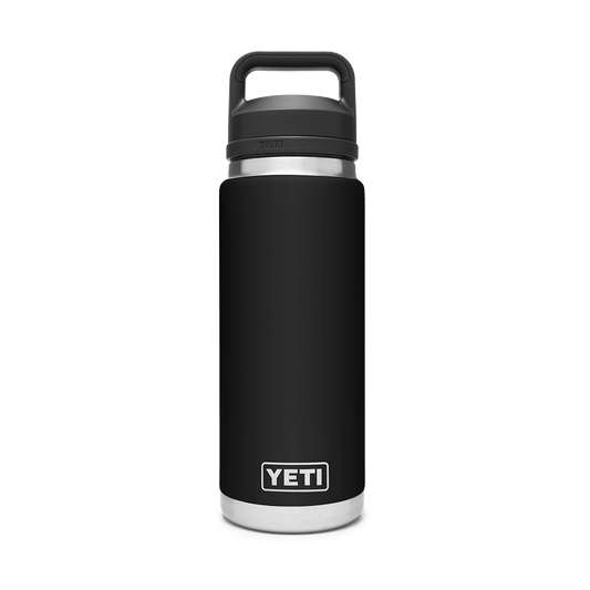 YETI RAMBLER 26 OZ WATER BOTTLE WITH CHUG CAP - BLACK