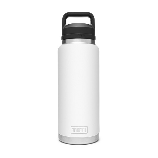 YETI RAMBLER 36 OZ WATER BOTTLE WITH CHUG CAP - WHITE