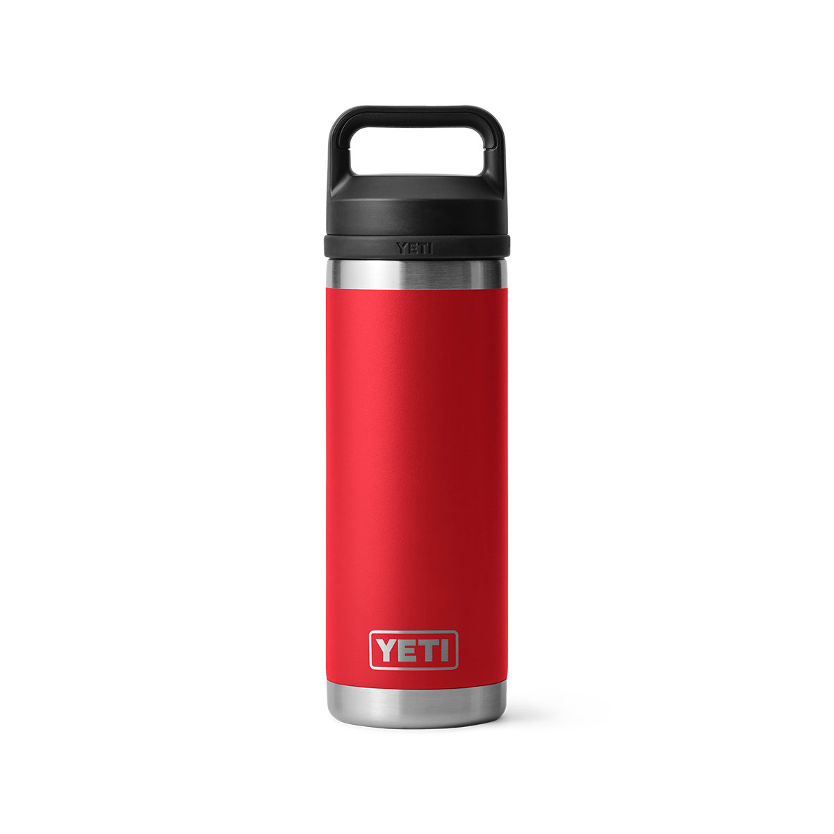 YETI RAMBLER 18 OZ WATER BOTTLE WITH CHUG CAP - Rescue Red