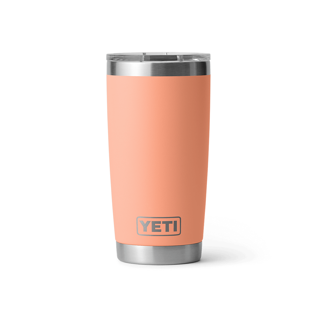 YETI RAMBLER 20 OZ TUMBLER WITH MAGSLIDER LID - Peach