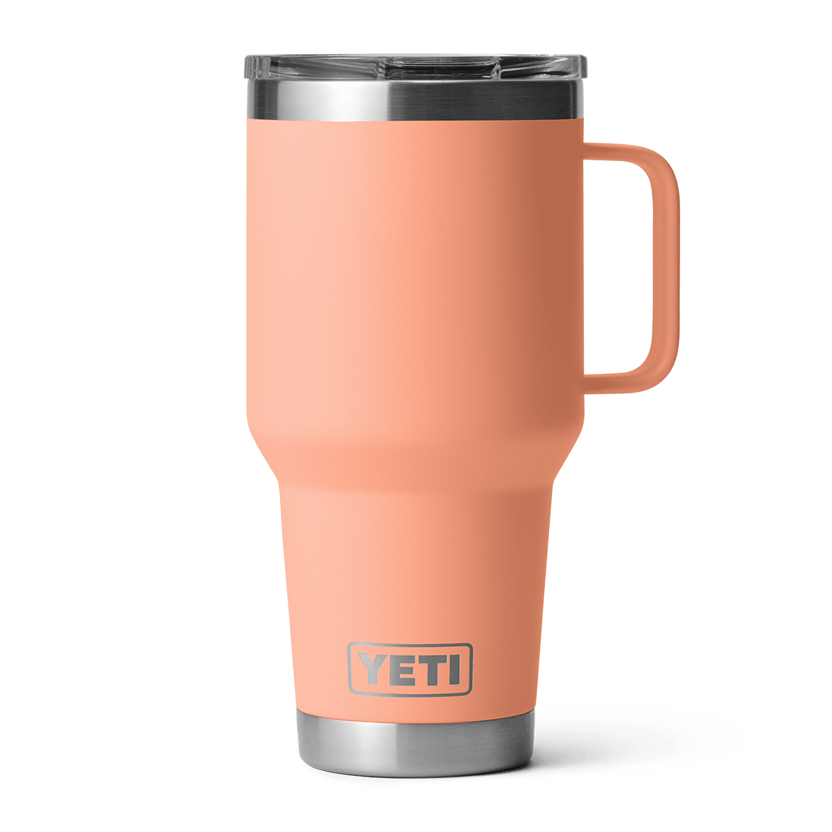 YETI RAMBLER 30OZ TRAVEL MUG WITH STRONGHOLD LID - Peach