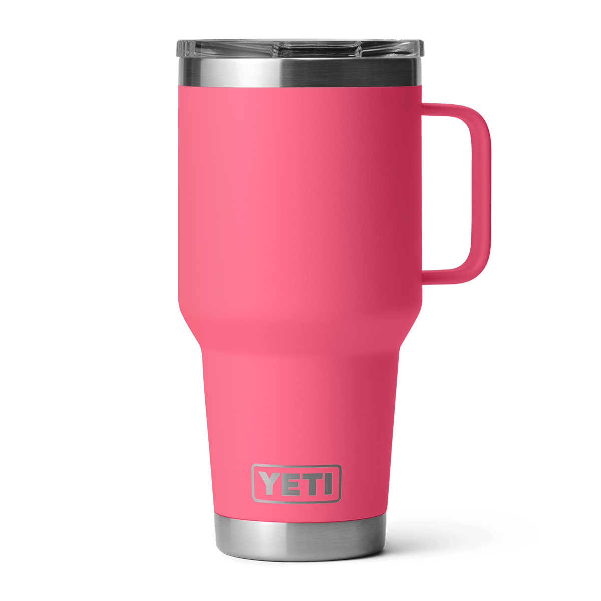 YETI RAMBLER 30OZ TRAVEL MUG WITH STRONGHOLD LID - Tropical Pink