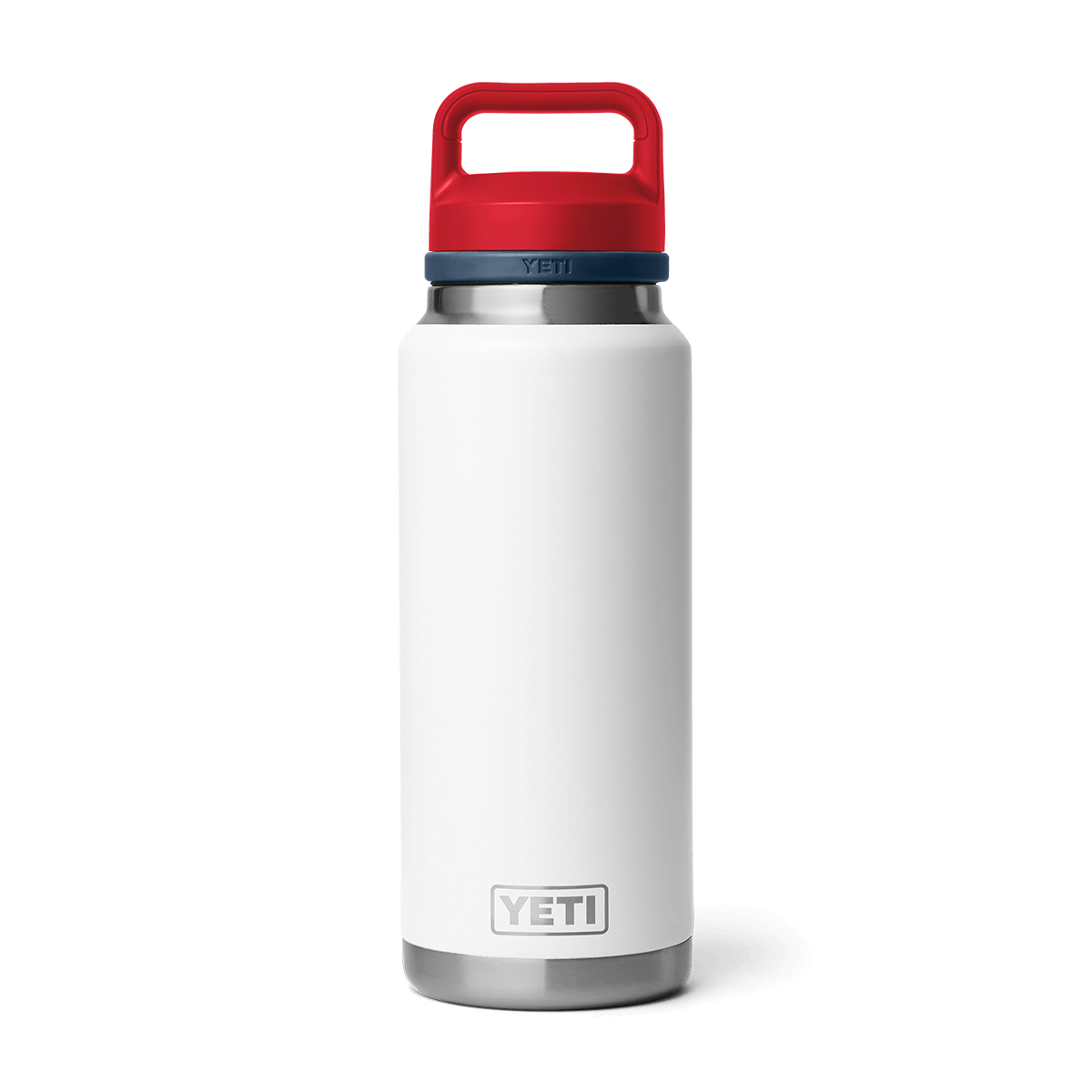 YETI RAMBLER 36 OZ WATER BOTTLE WITH CHUG CAP - Patriot Red, White and Blue
