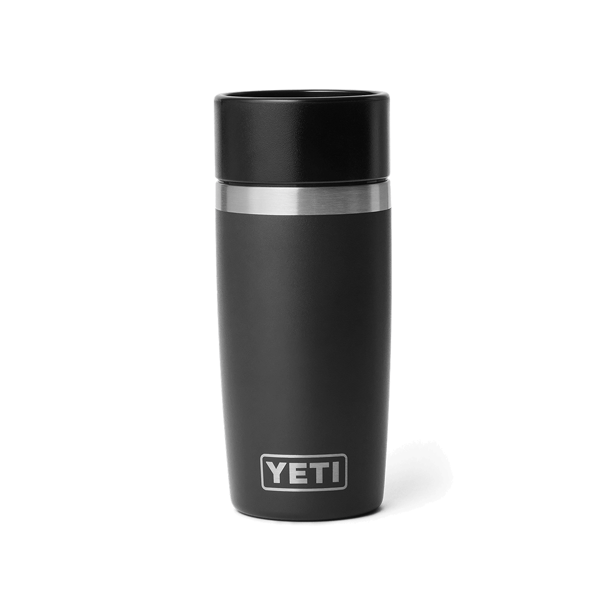 Black YETI insulated 12oz mug.
