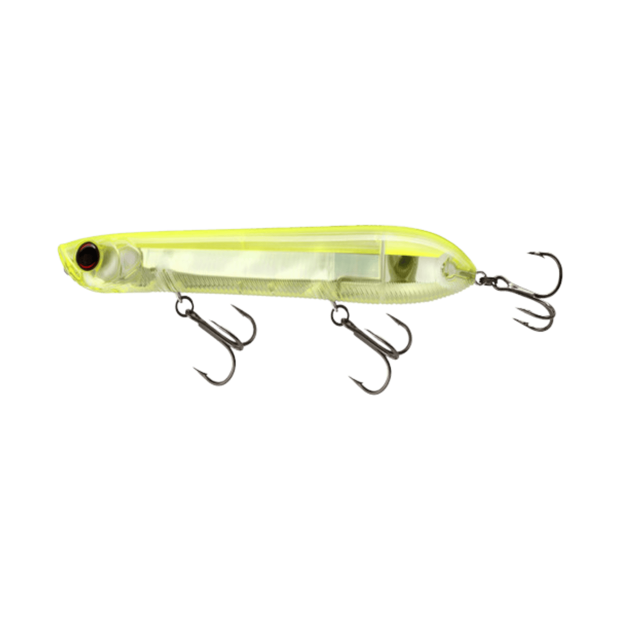 YOZURI 3DB PENCIL POPPER - 5-3 / 8IN" - CHART SILVER