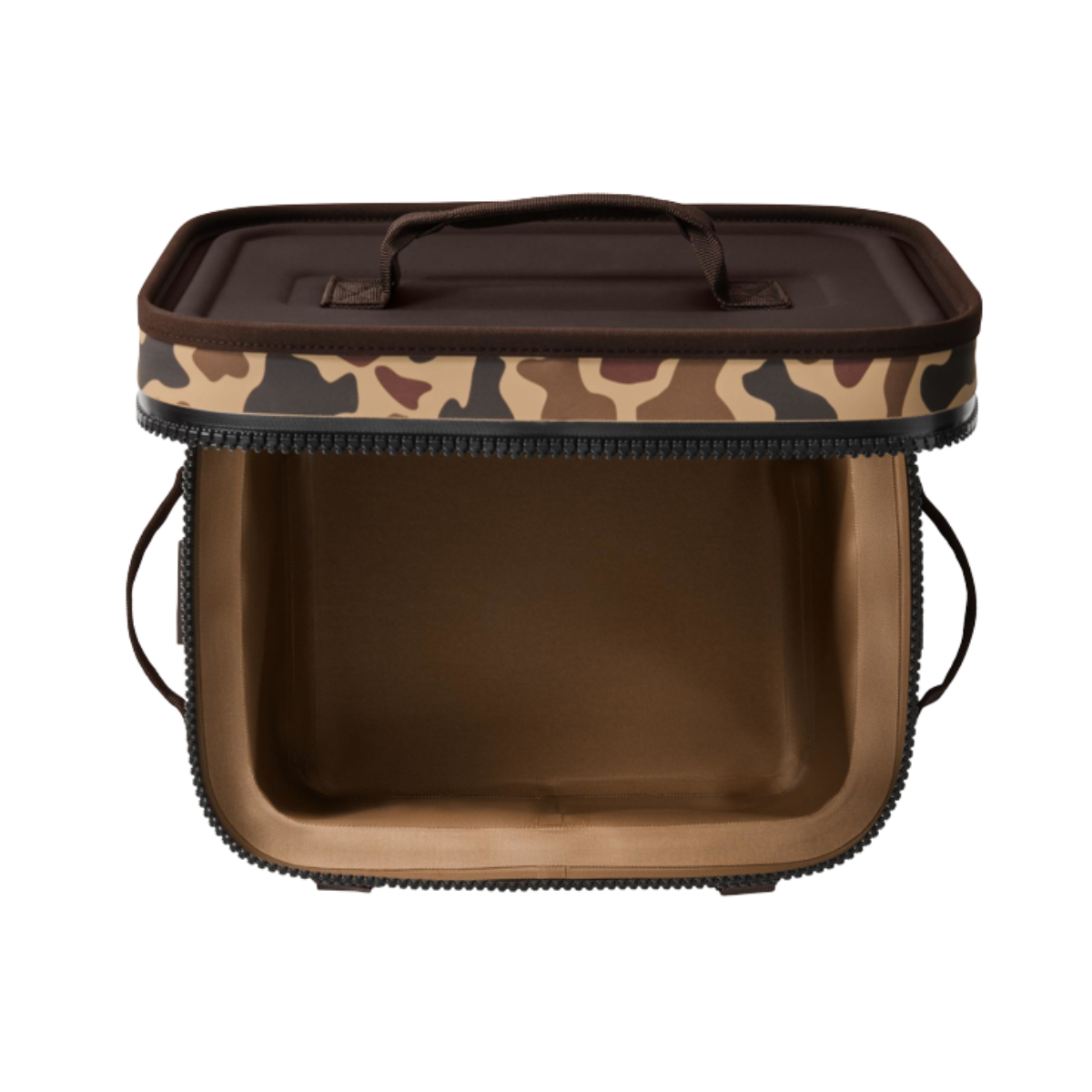 YETI PREMIUM HOPPER FLIP 12 - WETLANDS CAMO_2 - INSIDE VIEW