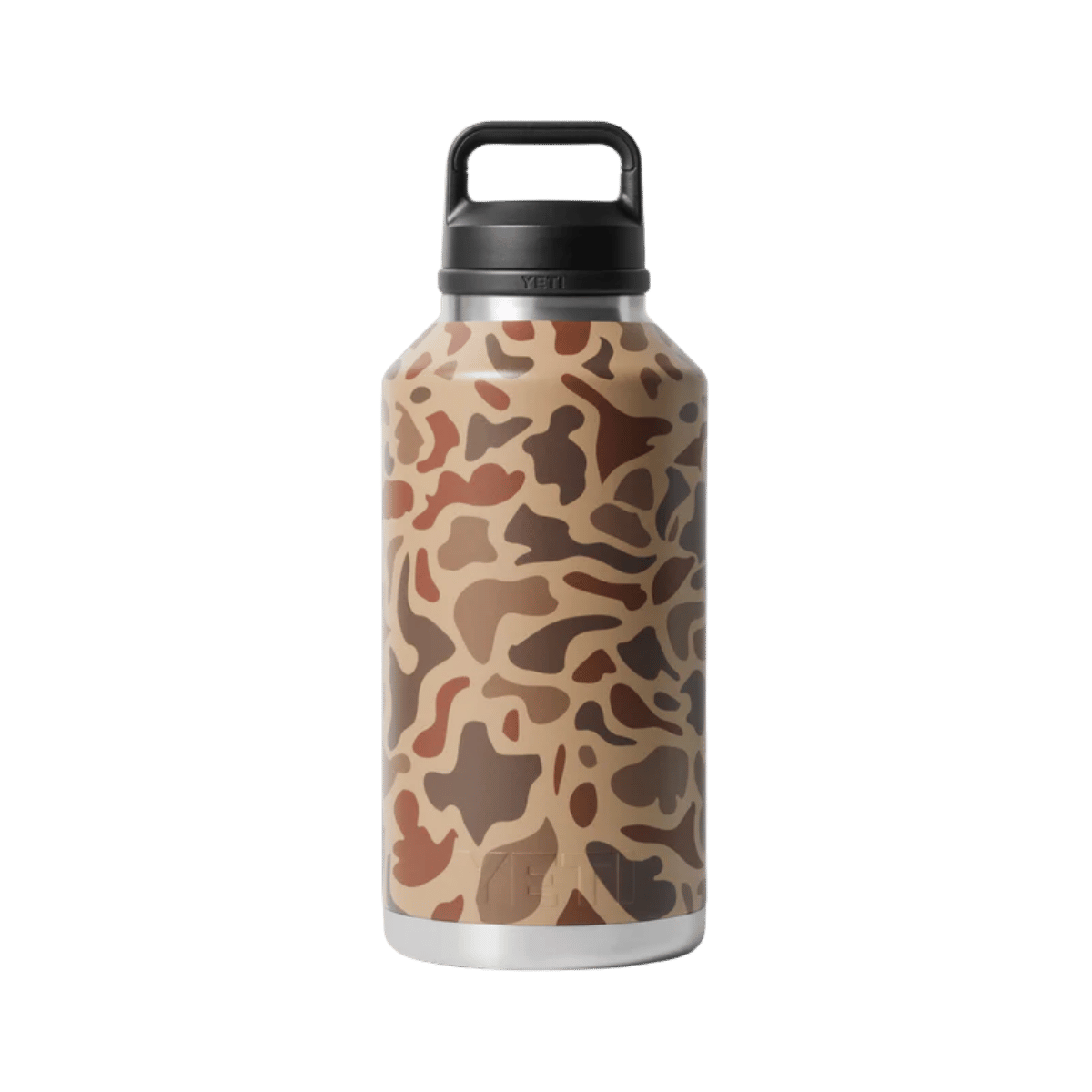 YETI 64 OZ PREMIUM RAMBLER BOTTLE CHUG - WETLANDS CAMO - BACK VIEW