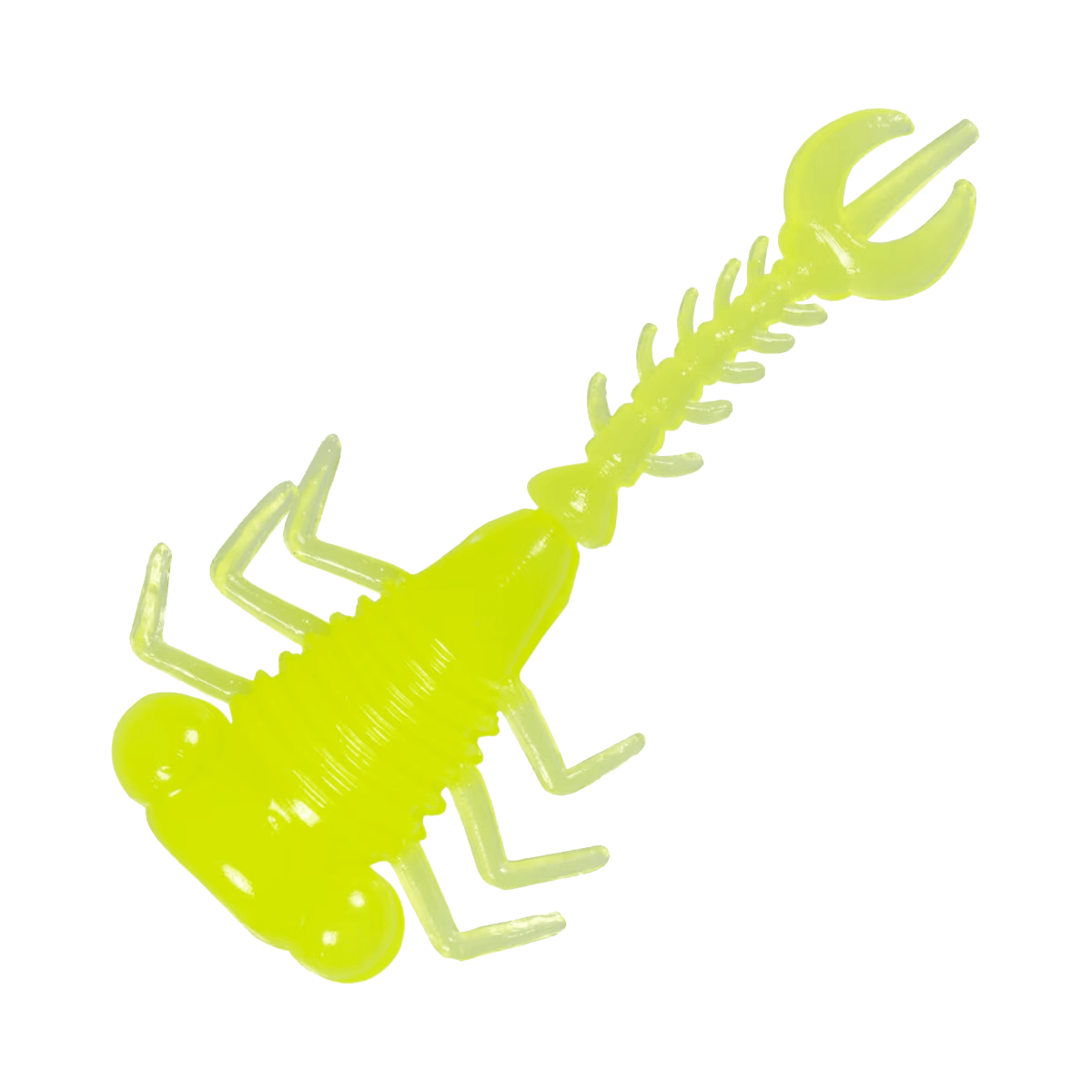 LARVAZ MICRO FINESSE BAIT 8PK 1.75IN HOT CHARTREUSE