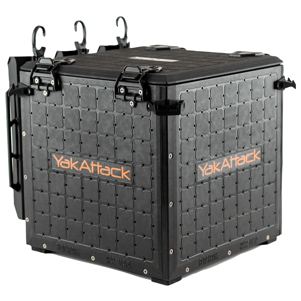 BLACKPAK PRO KAYAK CRATE - 13" x 13" with rod holders