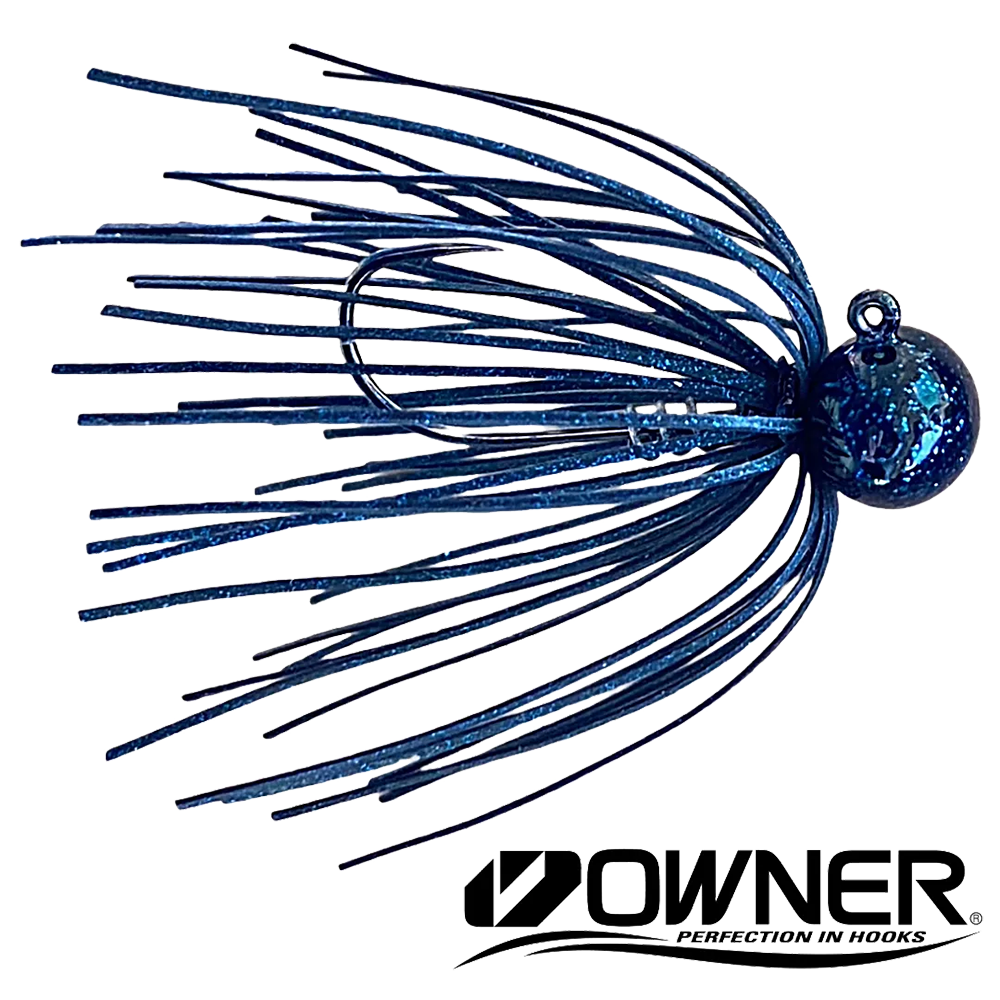 The Ringer Finesse Football Jig - Black Blue