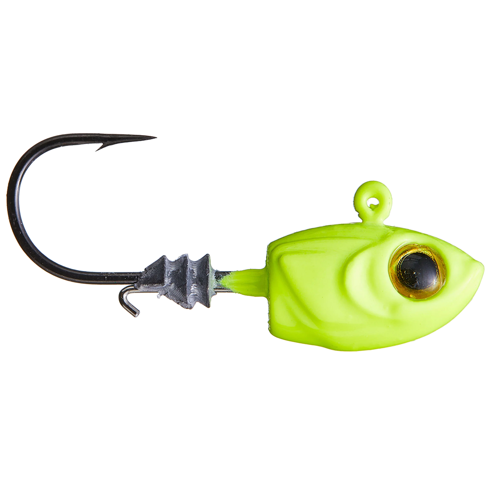 Micro Shad HeadZ - Chartreuse