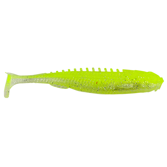 EYE-CANDY PADDLE SHAD 5PK - Chartreuse Shad