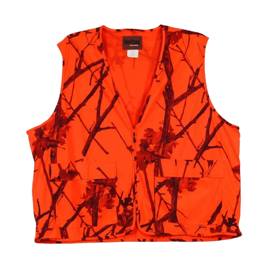 GAMEHIDE DEER CAMP VEST REG - WOODLOT BLAZE