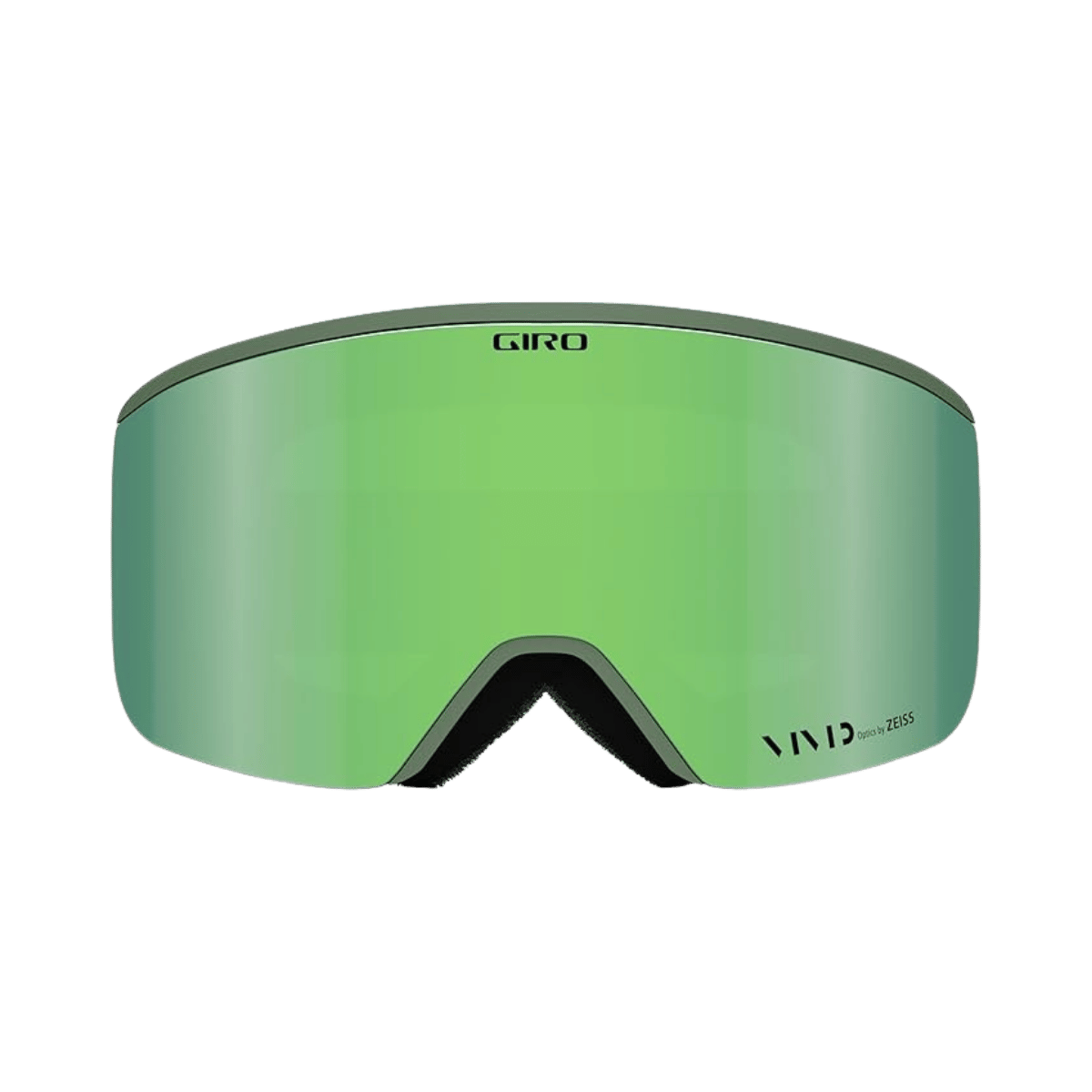 GIRO WOMEN'S ELLA GOGGLE - GREEN LINOCUT VIVID EMERALD FRONT
