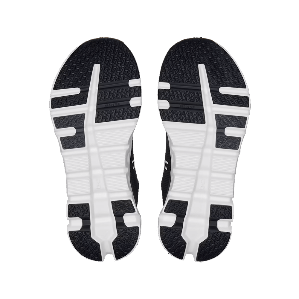 ON WOMEN'S CLOUDRUNNER 2 - BLACK/ECLIPSE SOLES