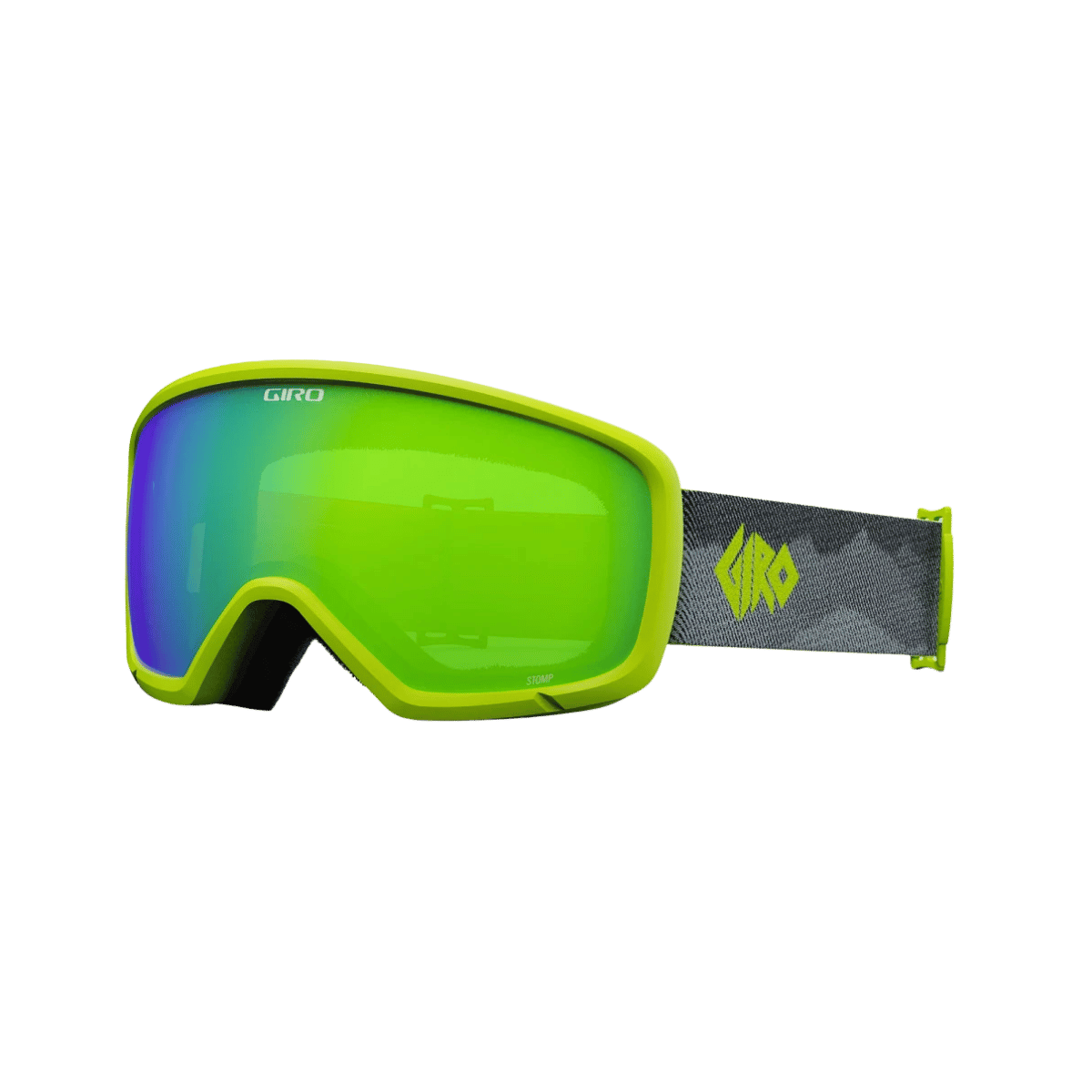 GIRO YOUTH STOMP GOGGLE -Ano Lime Linticular Loden Green