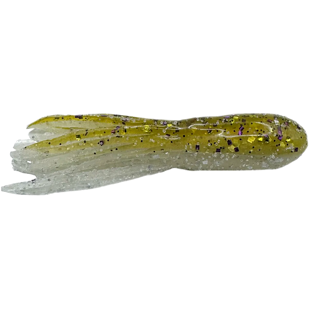 2.25" FINESSE Salty Tube - Green Back Goby