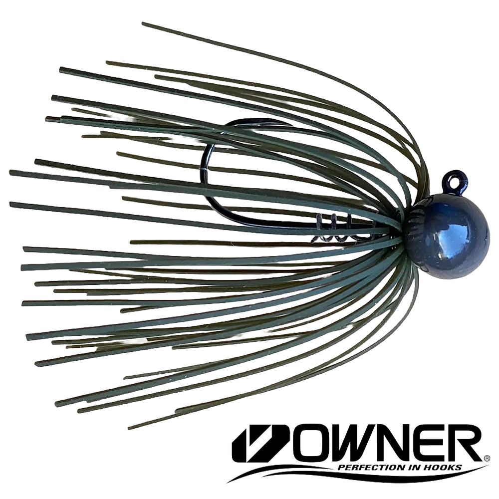 The Ringer Finesse Football Jig - Green Pumpkin