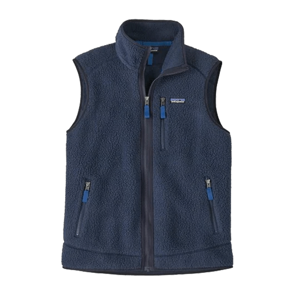 PATAGONIA 7990 MENS RETRO PILE VEST - NEW NAVY/SNK BL
Front View