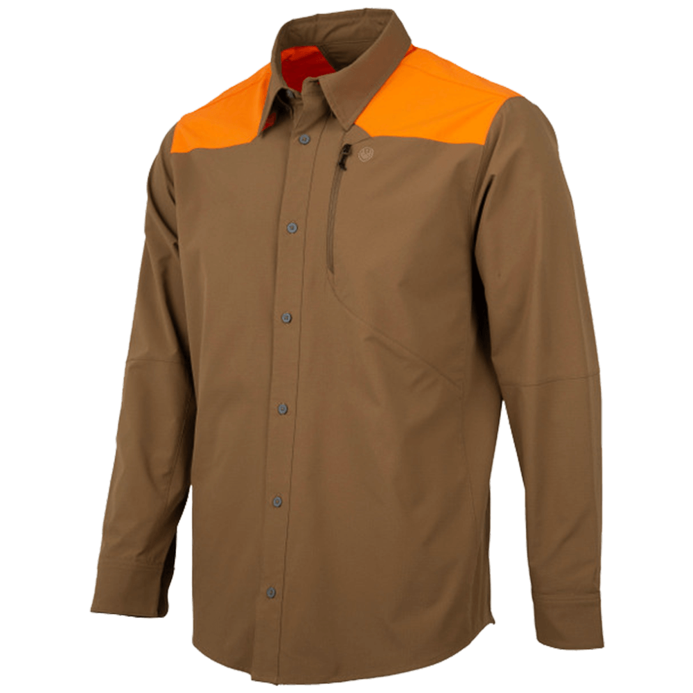 BERETTA USA OZARK TECH SHIRT - OTTER ORANGE 
FRONT VIEW