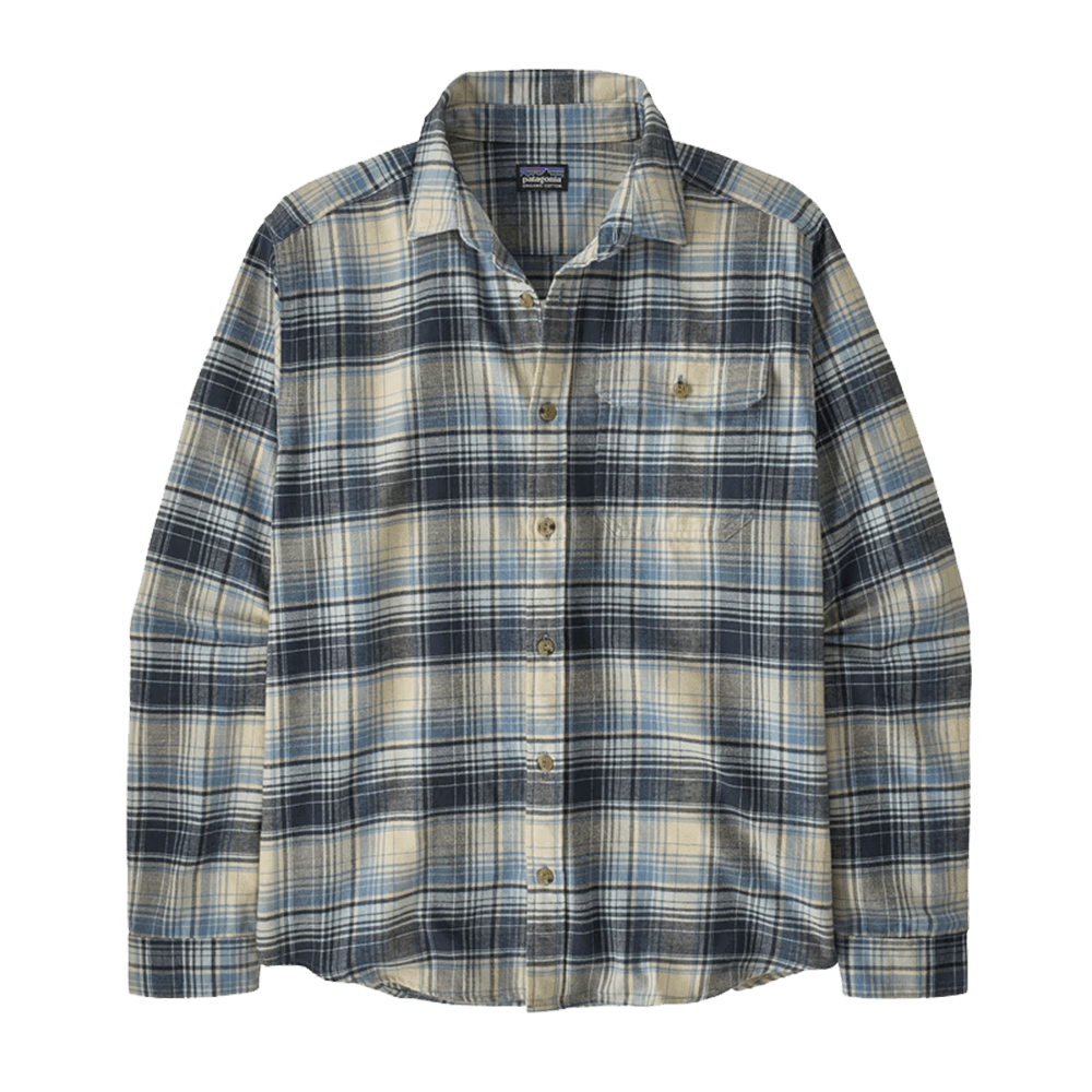 PATAGONIA 7990 MENS LS LW FJORD FLANNEL SHIRT - VIRTUALLY BLUE
Front View