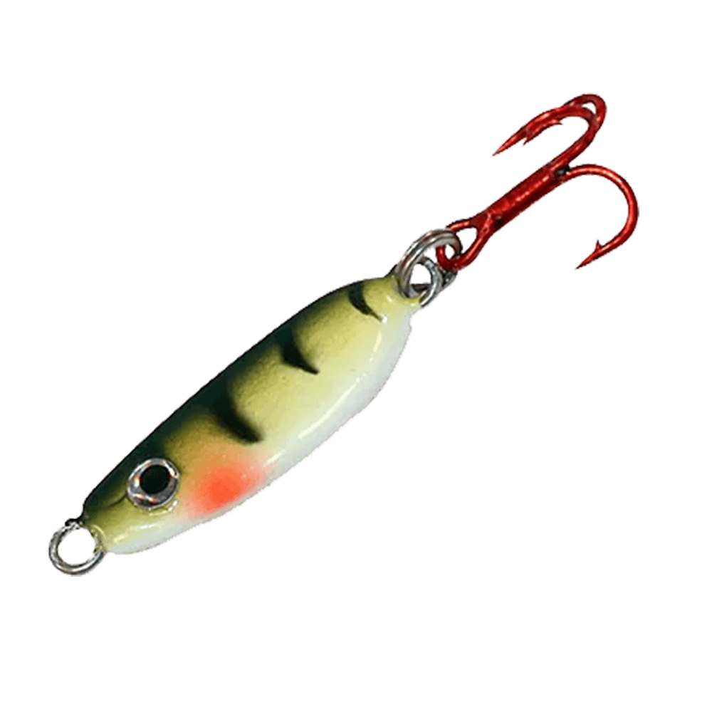 UV FORAGE MINNOW SPOON GREEN PERCH 1/16OZ