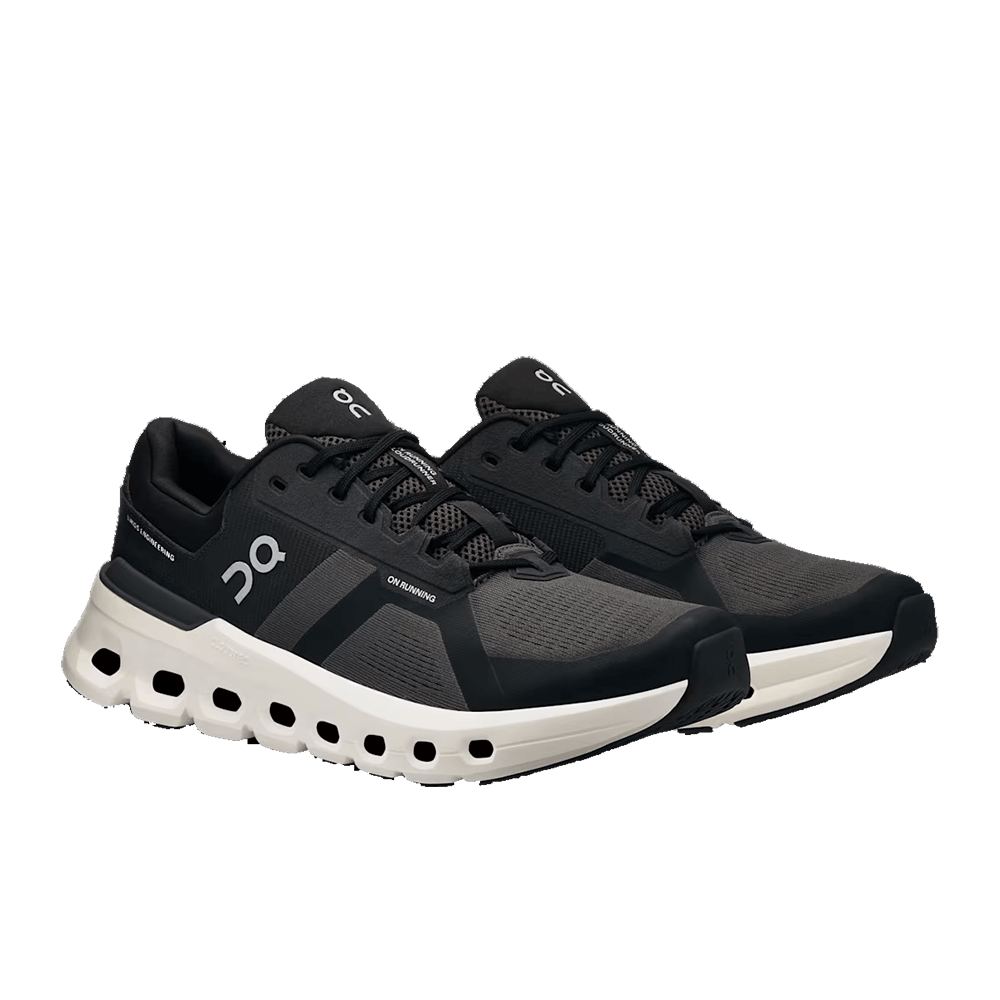 ON MEN'S CLOUDRUNNER 2 SHOES - BLACK/ECLIPSE PAIR