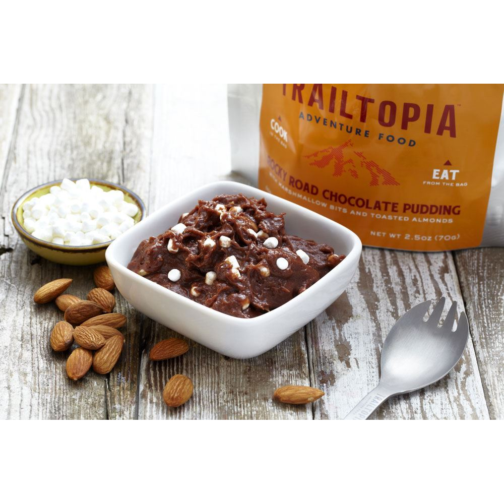 Rocky Road Chocolate Pudding