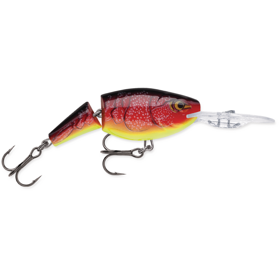 Rapala Jointed Shad Rap - Red Fire Crawdad