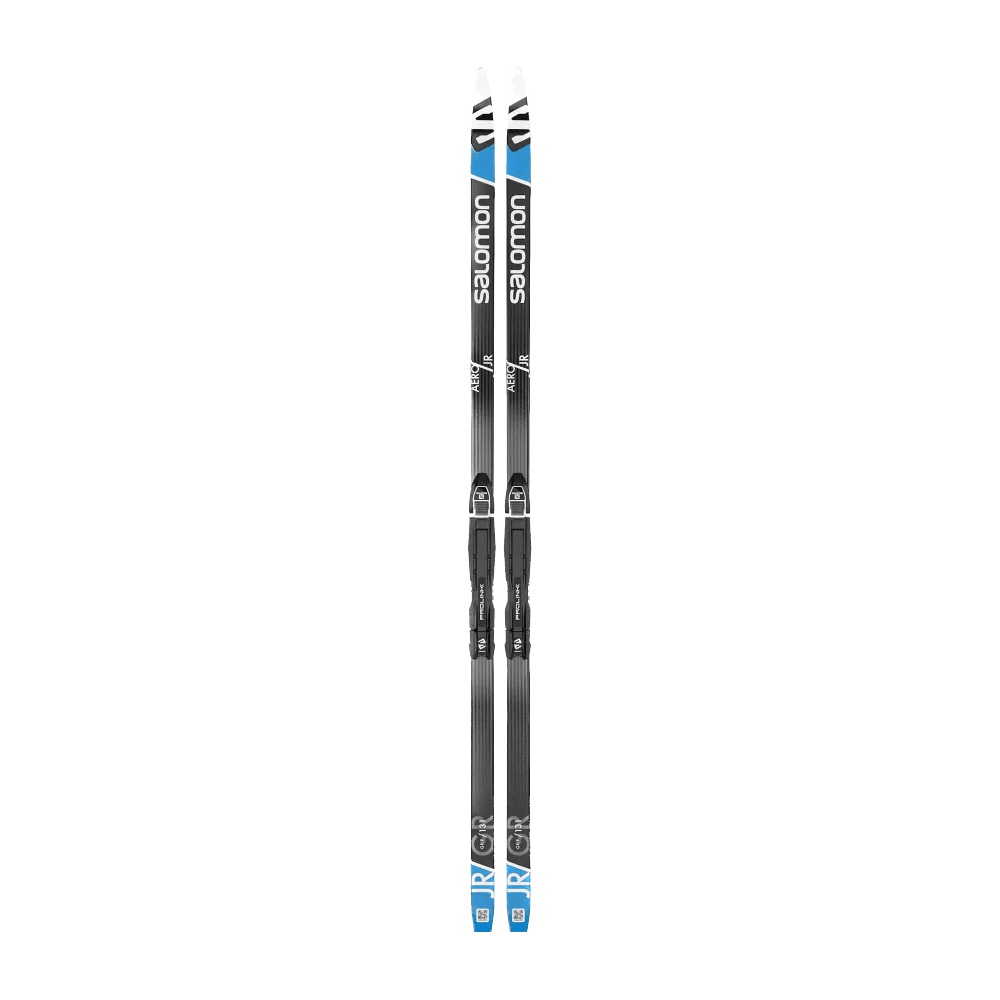 SALOMON JUNIOR AERO GRIP PLK NORDIC SKI SET 2022