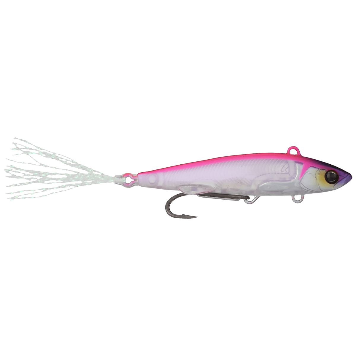 LIVE DARTER 52 JERKBAIT Pink Black Shad