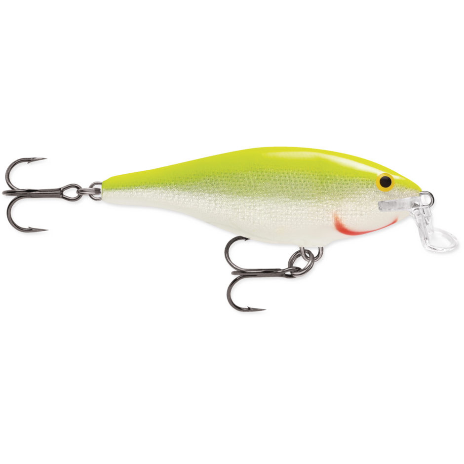 Rapala SHALLOW SHAD RAP - Silver Fluorescent Chartreuse