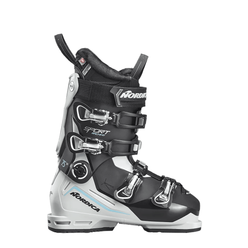 SPORTMACHINE 3 75 - WOMANS DOWN HILL SKI BOOT - BLACK/GREY/BLUE 25/26