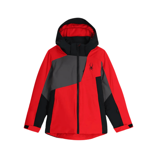 SPYDER BOYS AMBUSH SKI JACKET VOLCANO