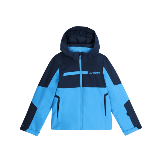 SPYDER KIDS CHALLENGER AETHER BLUE JACKET  -- front