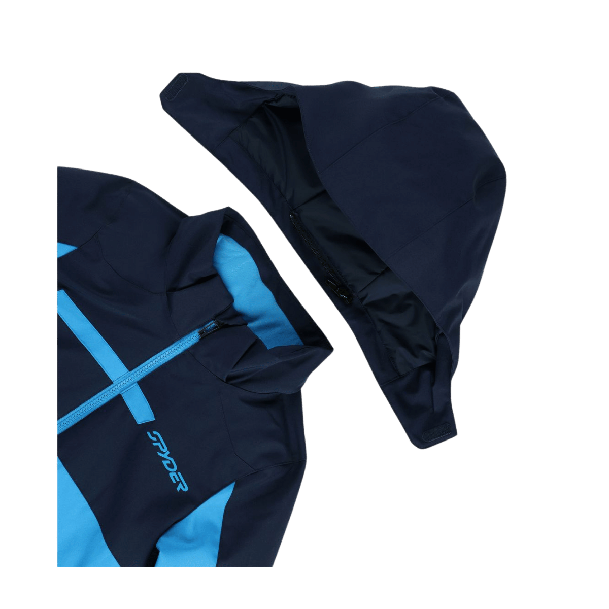 SPYDER KIDS CHALLENGER AETHER BLUE JACKET  - removable hood