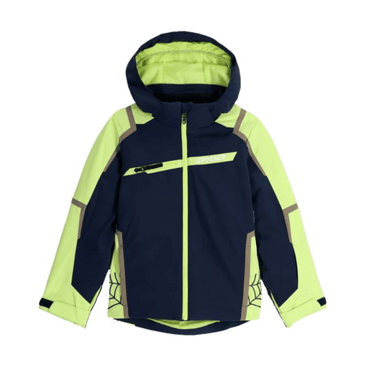 SPYDER CHALLENGER SKI TRUE NAVY JACKET - FRONT VIEW