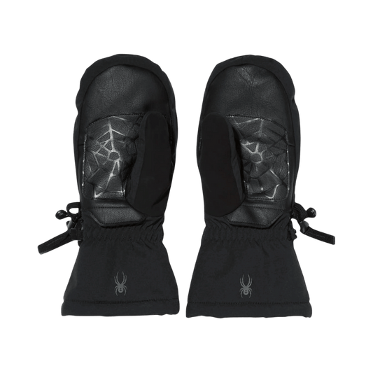 SPYDER INSPIRE WOMENS SKI BLACK MITTENS - PALMS