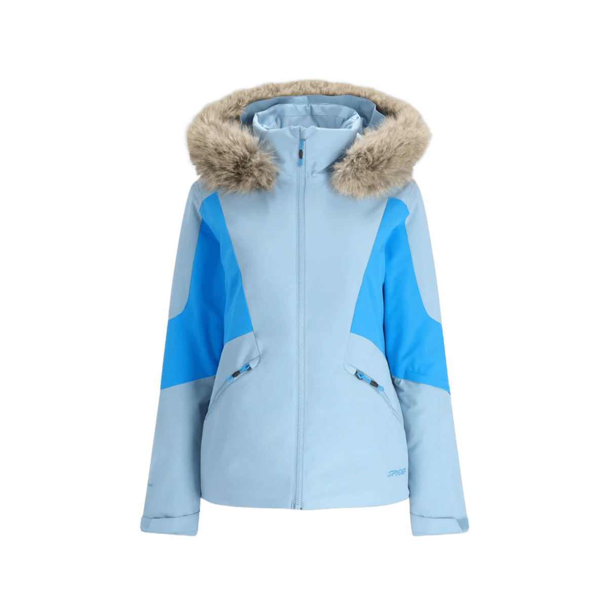 SPYDER WOMENS VIDA BLUE DRIFT JACKET