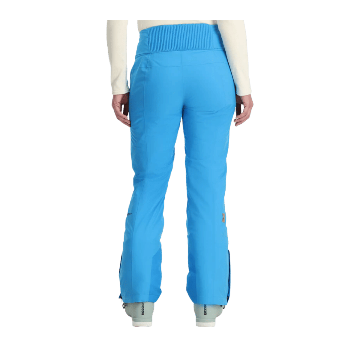 SPYDER WOMENS WINNER AETHER BLUE PANTS - reverse posed